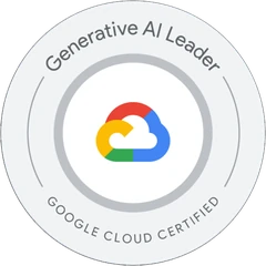 Google Cloud Certified Generative AI Leader badge